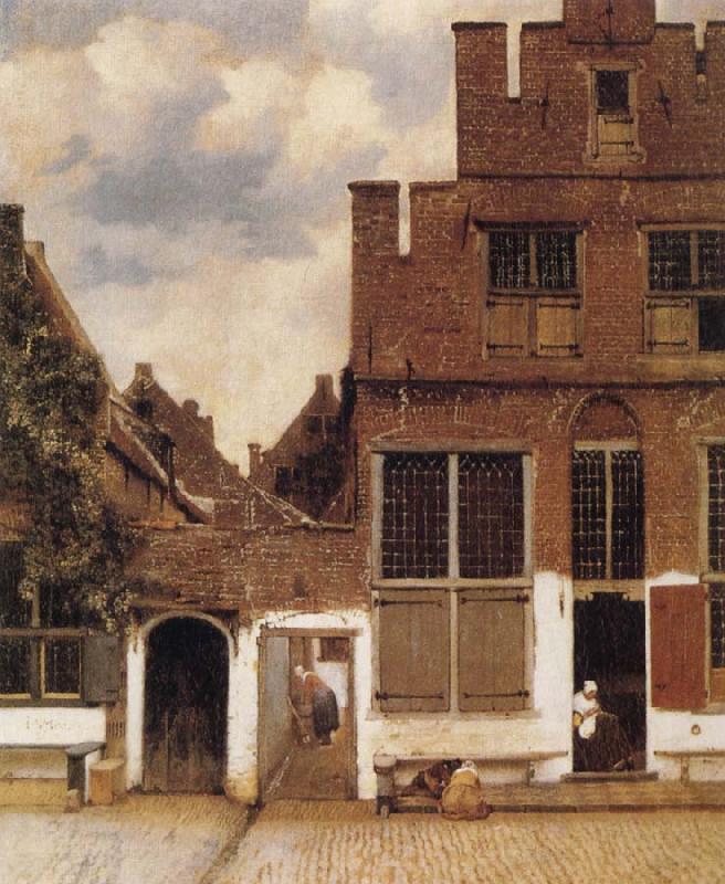 Jan Vermeer Street in Delft china oil painting image